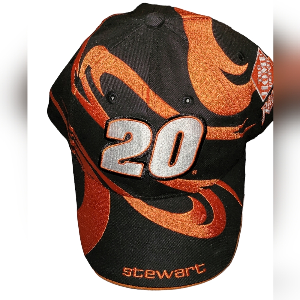 Vintage 1999 TONY STEWART Adult Adjustable Hat Home Depot Racing NASCAR Cap NOS